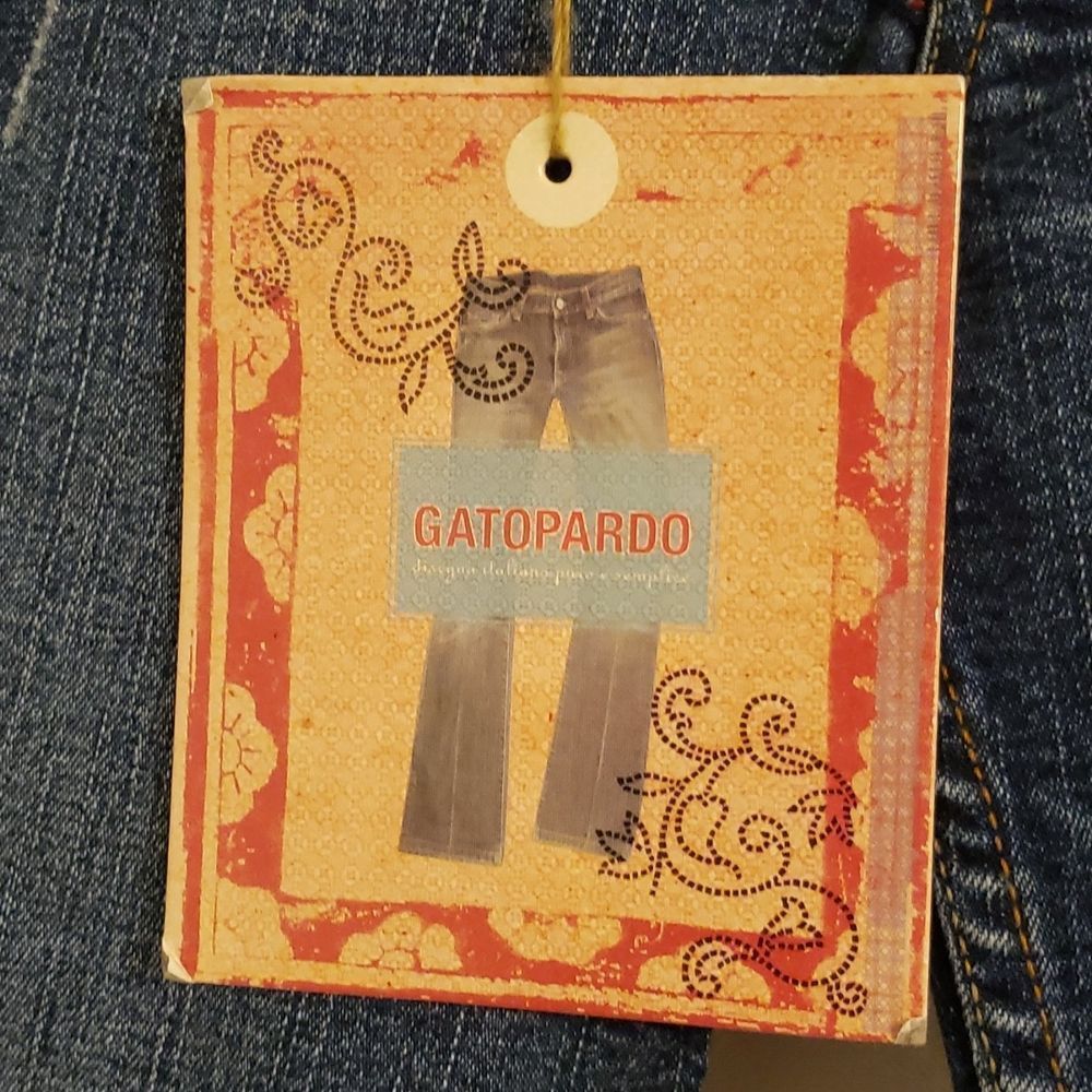 Jean Gato blue one, Gatopardo jeans NWT. - Picture 2 of 15